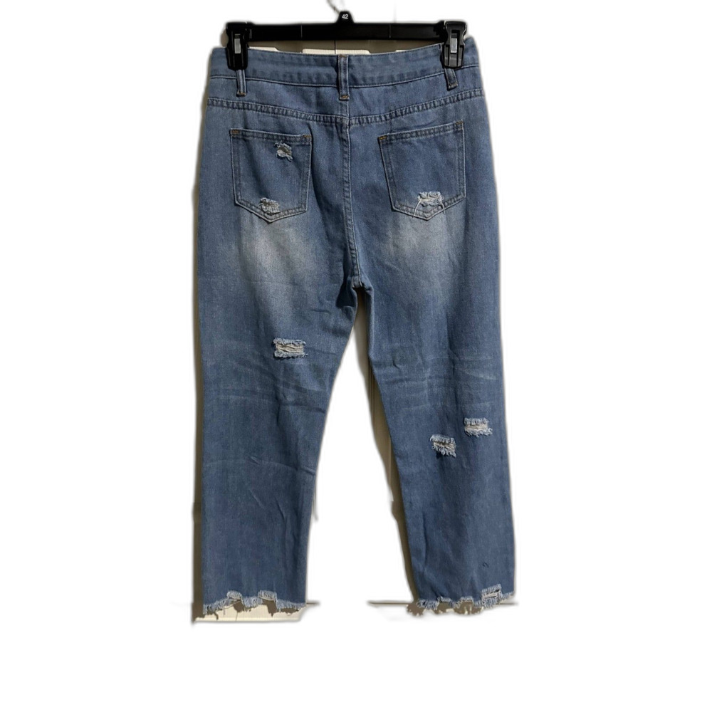 Jeans - Size Medium - trendy tears, tatters, rips (no brand) - Picture 2 of 3